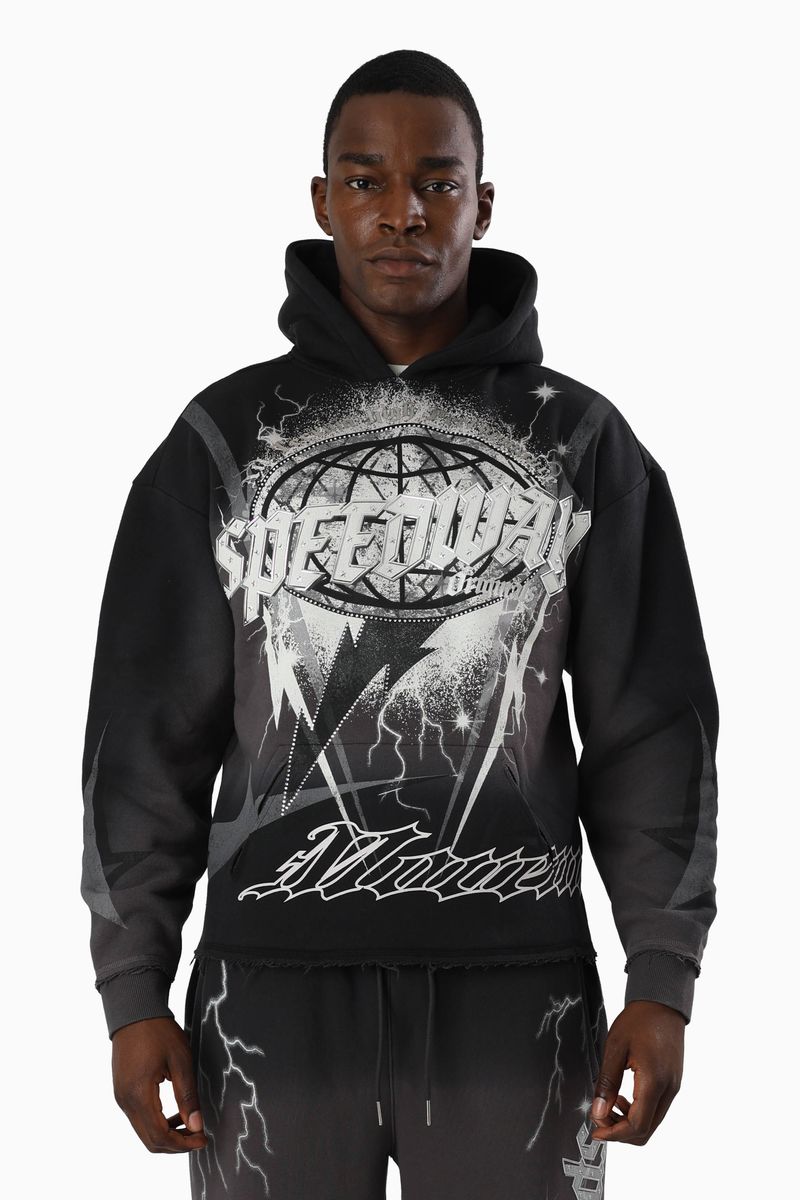SPEEDWAY DIP DYE HOODIE