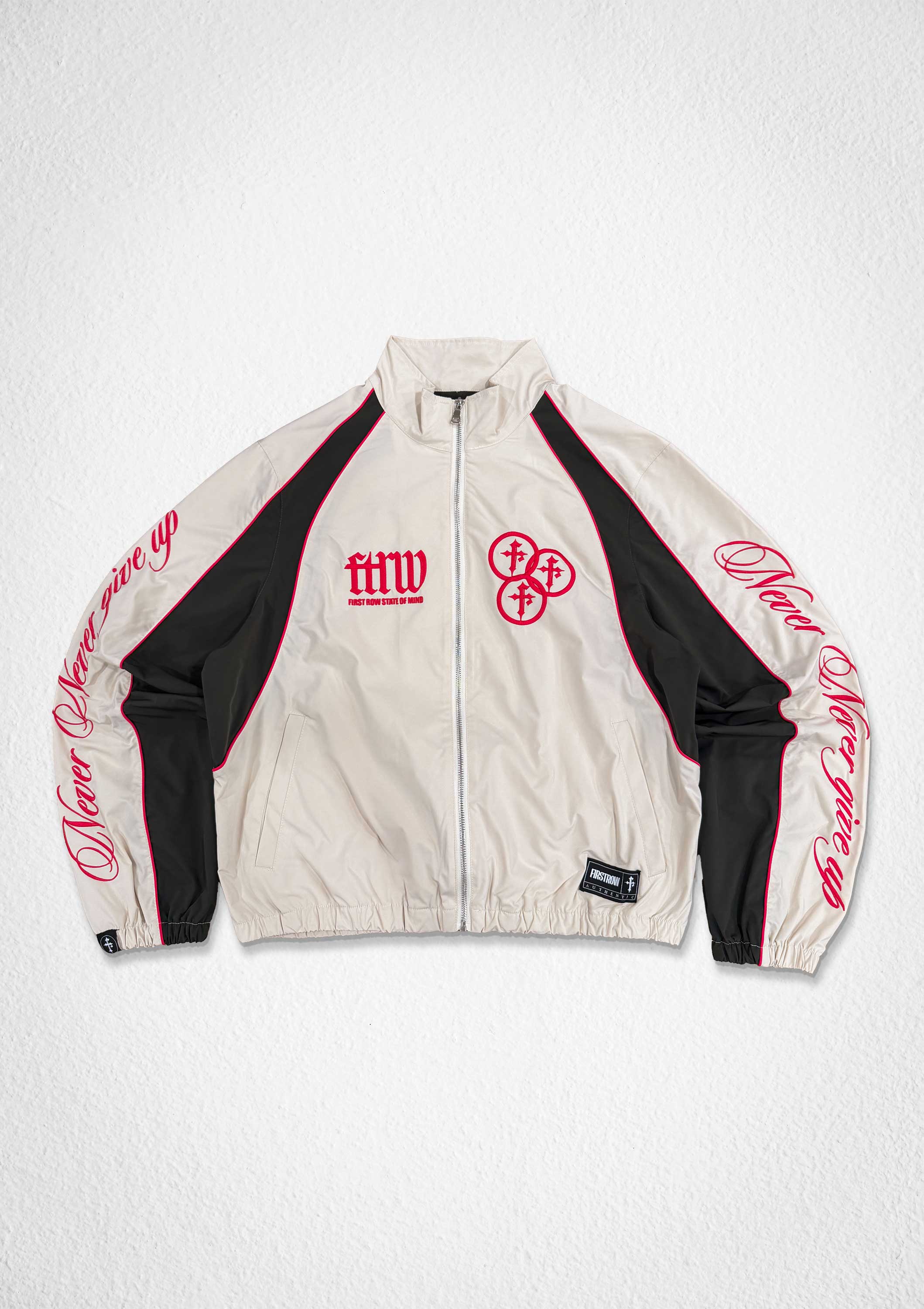 PROPERTY OF FIRST ROW TRACK JACKET & PANTS ( SOLD SEPERATELY )