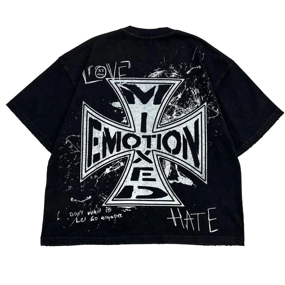 Black “Chaos” Tee
