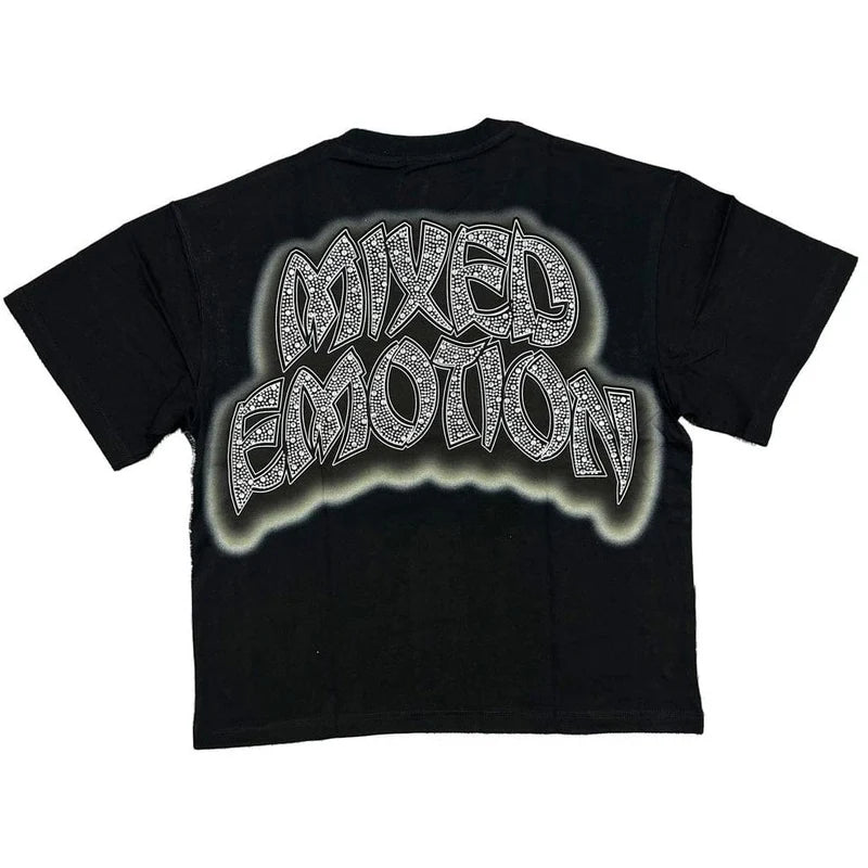 MIXED EMOTION SEASIDE TEE (BLACK)