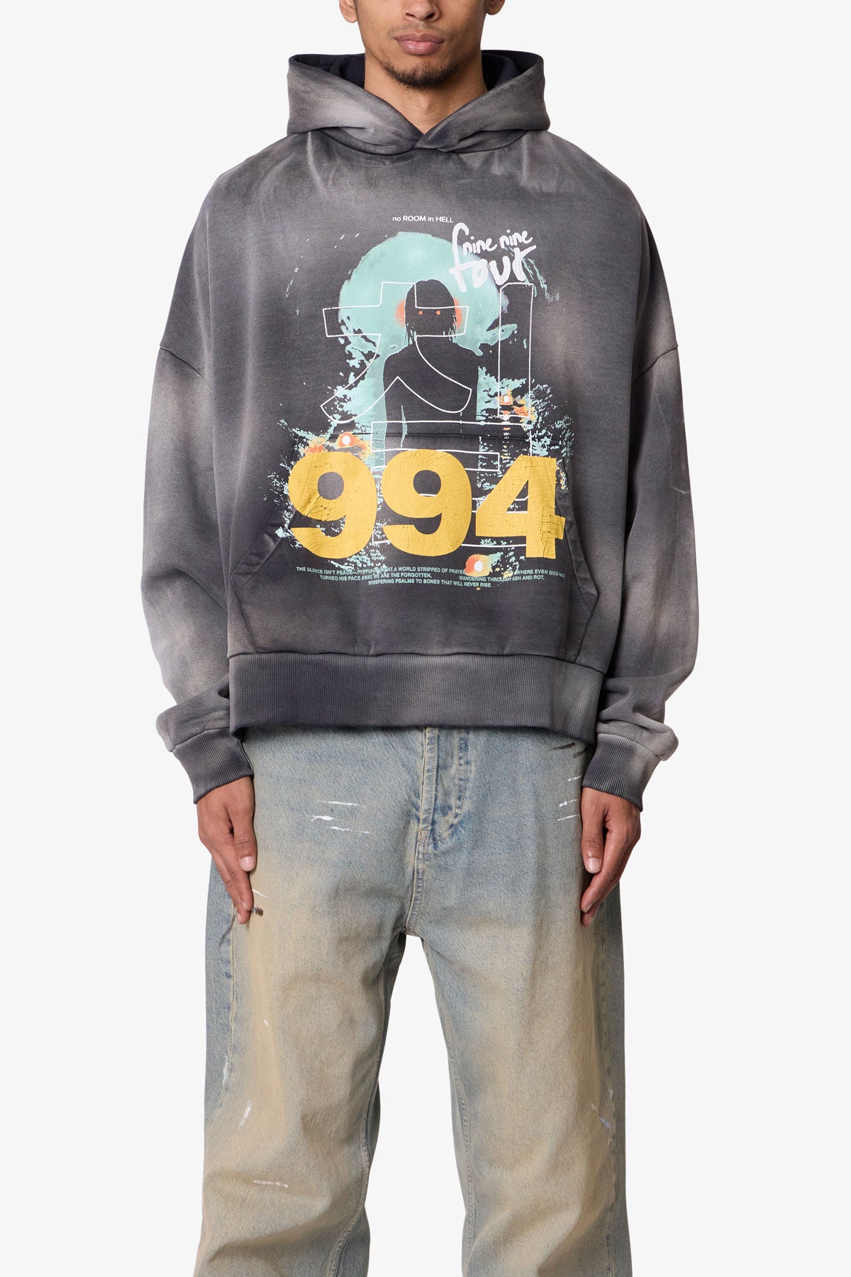 NO ROOM IN HELL PRINTED HOODIE