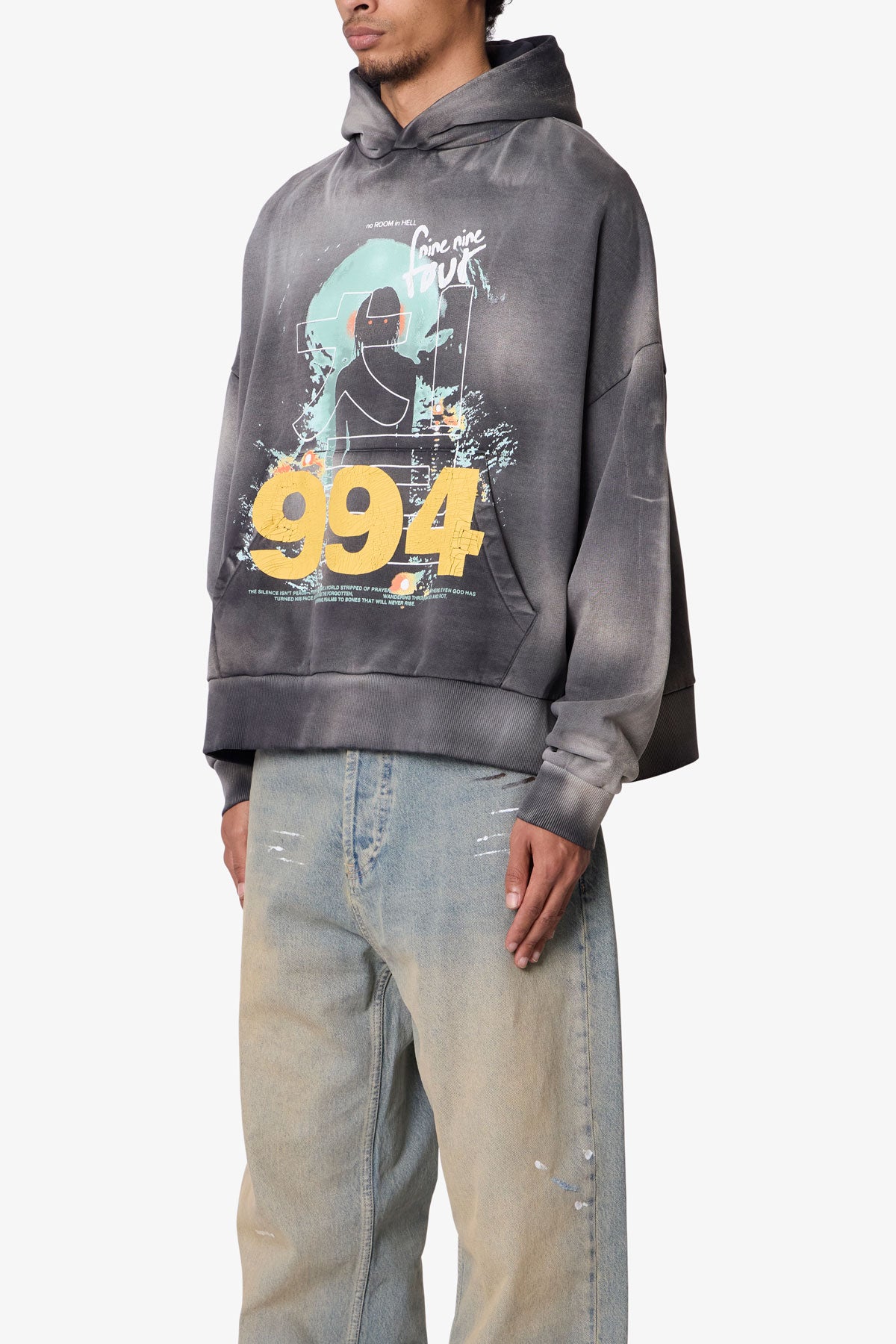 NO ROOM IN HELL PRINTED HOODIE