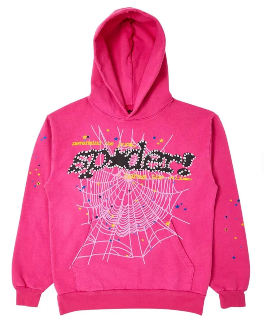 Sp5der P*nk V2 Hoodie 'Pink' LAST PIECE
