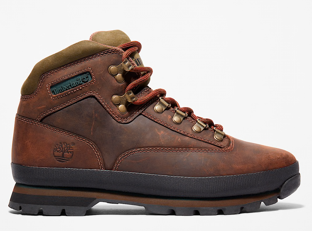 Men’s Euro Hiker Leather Boot " BROWN "