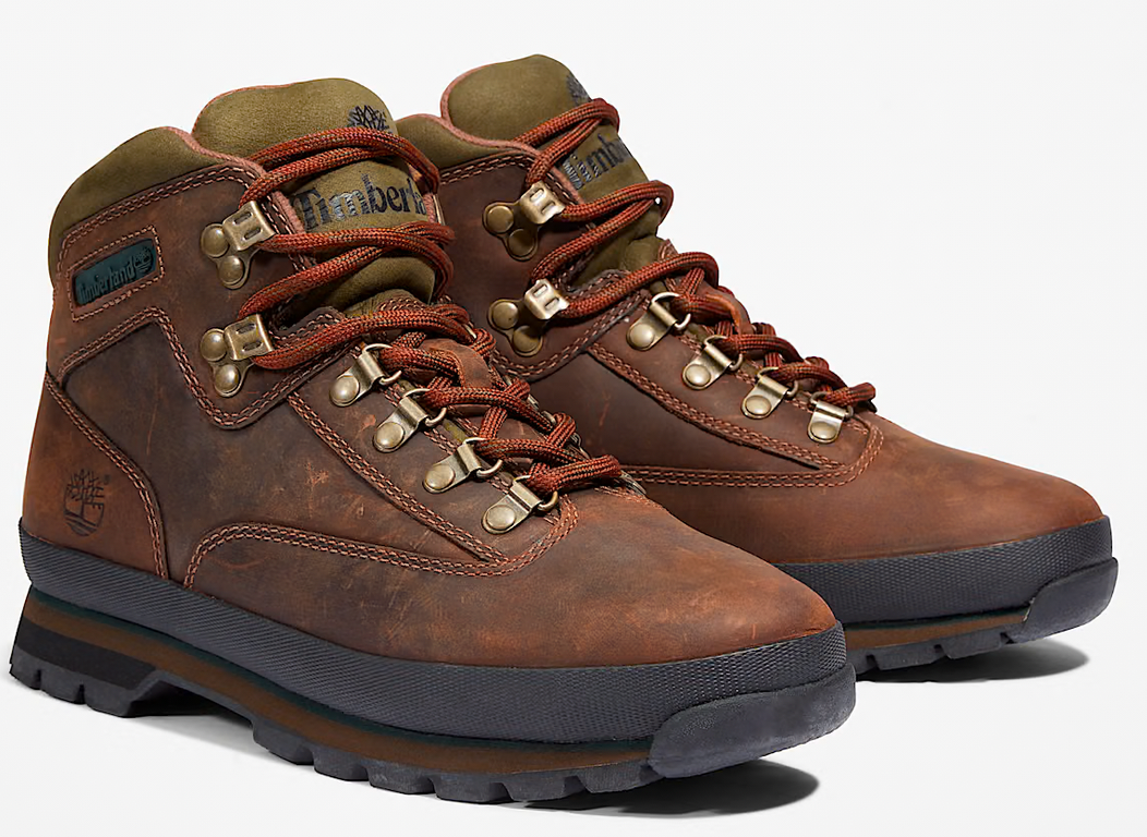 Men’s Euro Hiker Leather Boot " BROWN "