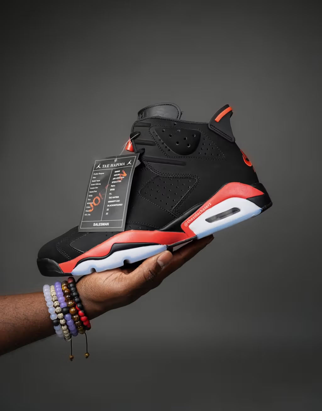 JORDAN 6 RETRO 'REVERSE INFRARED SALESMAN'